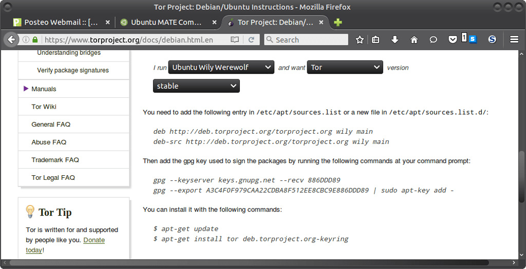 Install tor browser ubuntu тор браузер ему подобие hidra