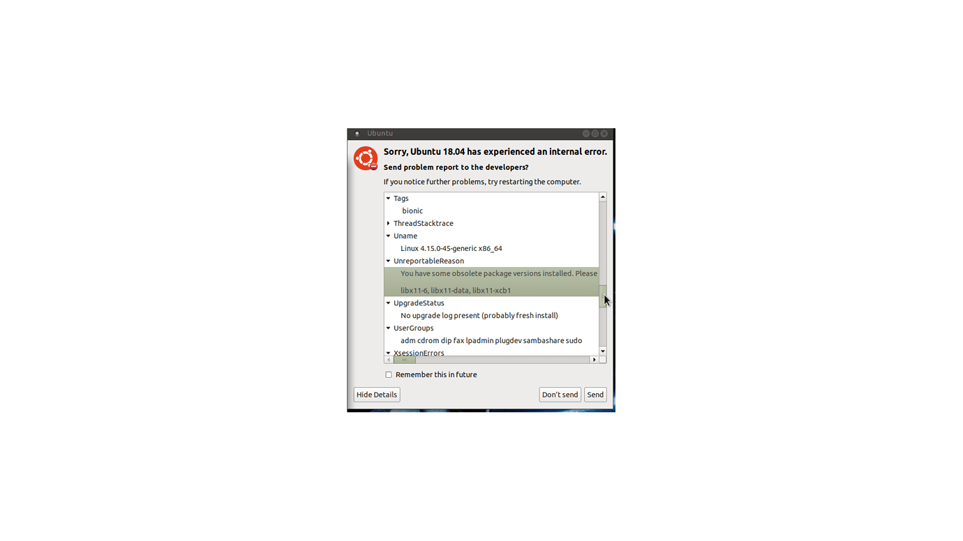 ubuntu verification failed 0x1a security violation