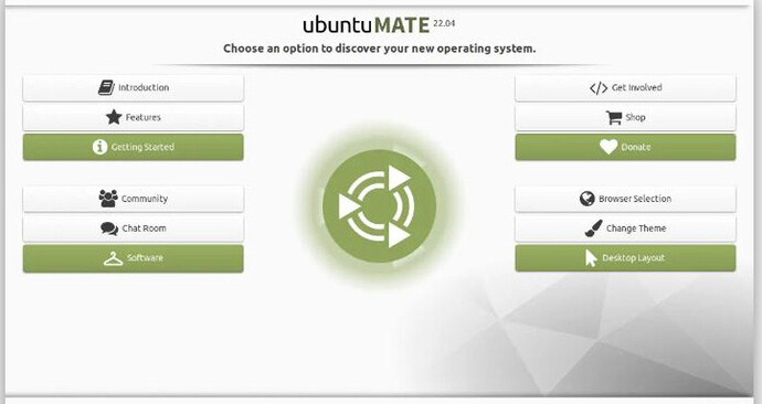 Ubunti Mate Wellcome Center