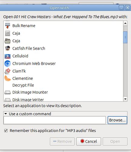 open file