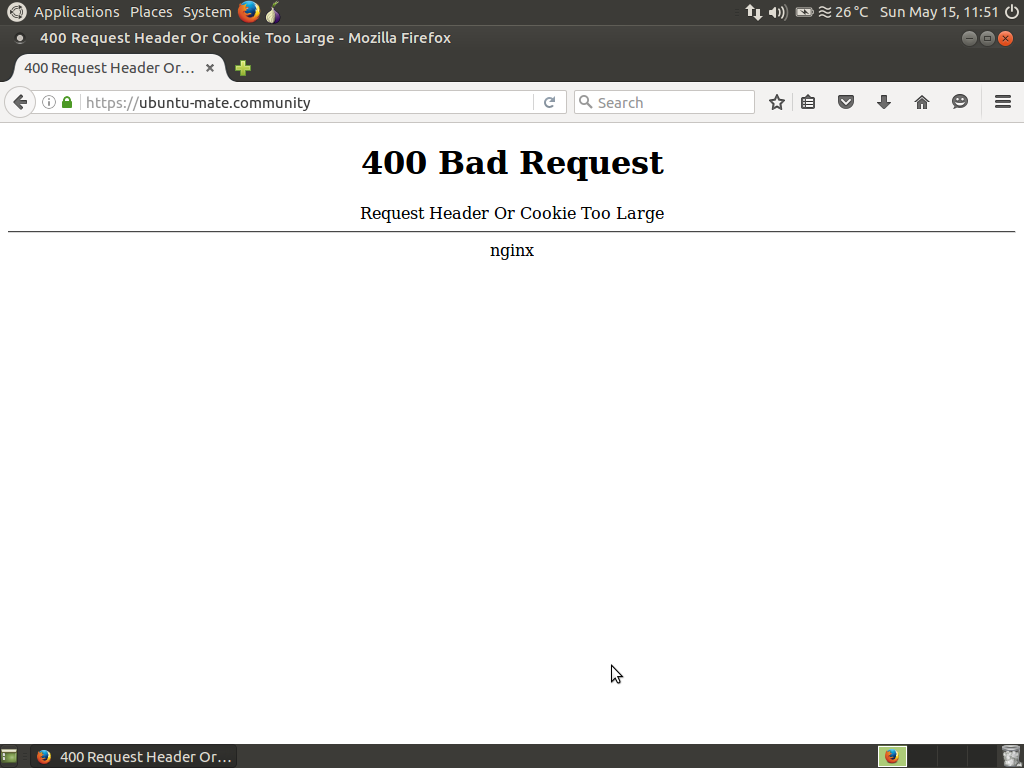 400 Bad Request Error Message In UM Forum Meta Ubuntu MATE Community