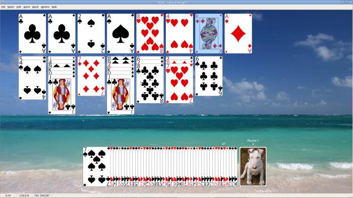 Screencast: PySolFC solving Freecell using Freecell Solver 