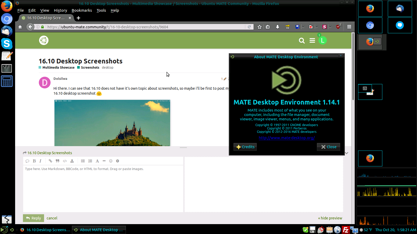 Lounge Oeganda salaris 16.10 Desktop Screenshots - Screenshots - Ubuntu MATE Community