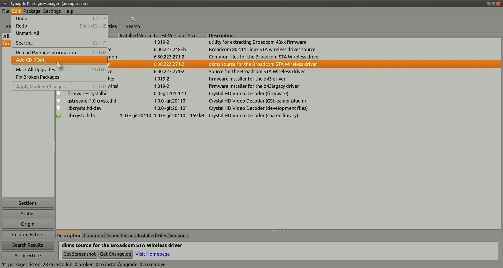 bcm4360 network controller ubuntu