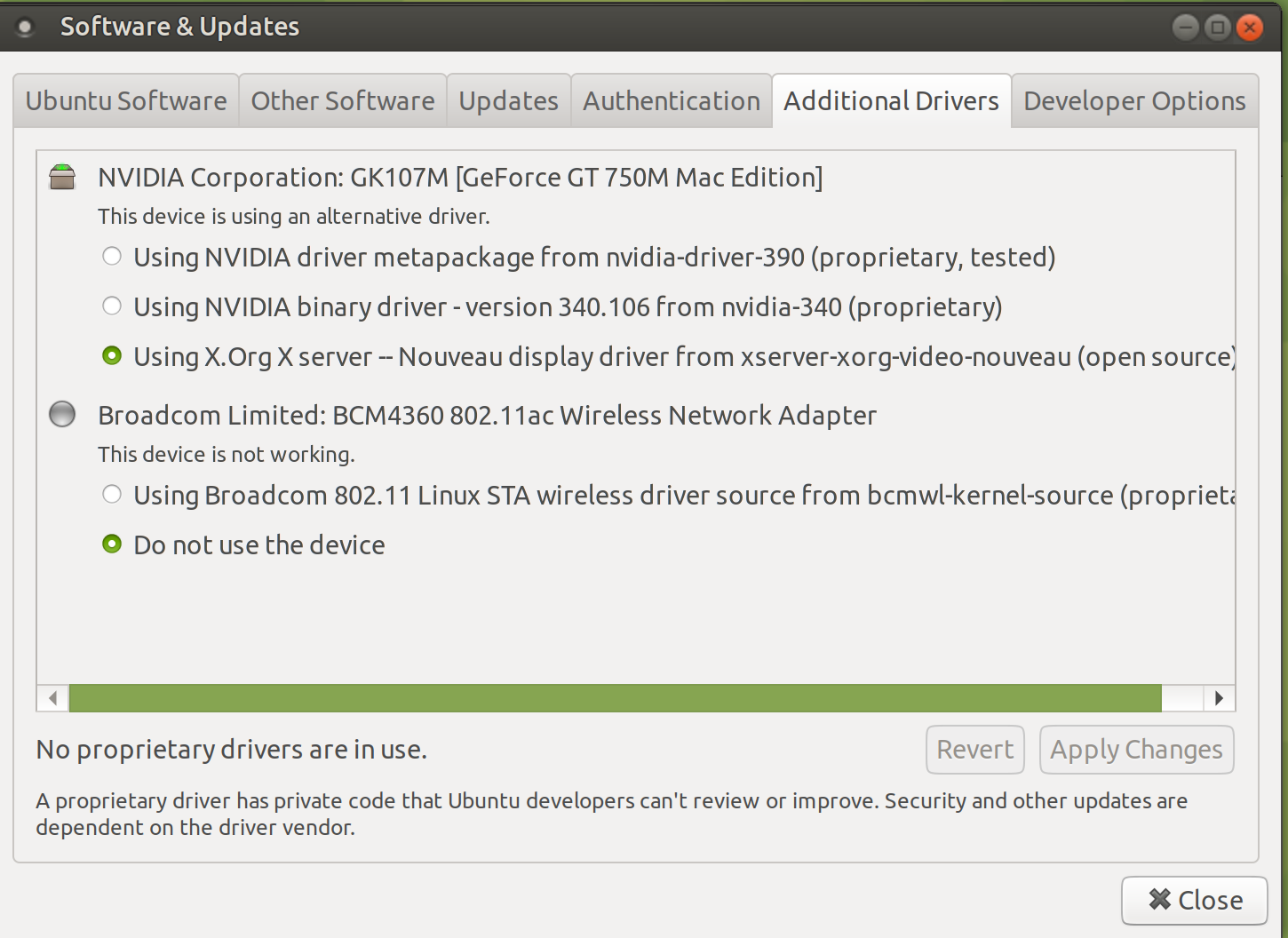 nividia geforce gt 750m driver update