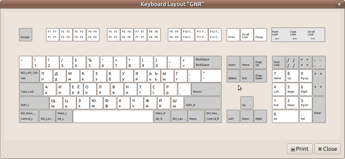 keyboard layout editor letter not showing