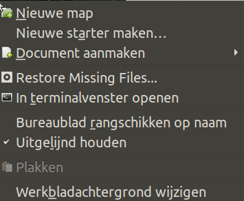 desktop context menu - translation missing - "restore missing files" == "terugzetten verdwenen bestanden"