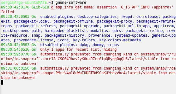 gnome-software_misbehavior